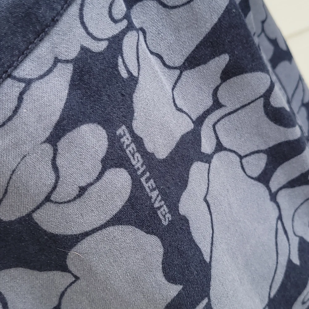 LEVIS x Justin Timberlake Fresh Leaves Floral Sz L Short‎ Sleeve Hawaiian Shirt